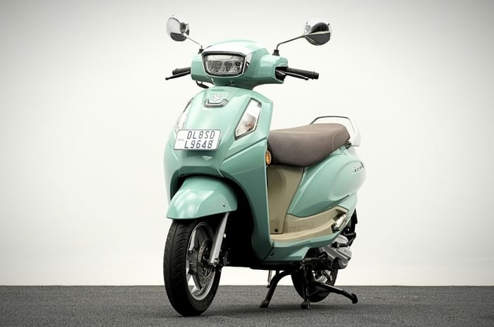 Suzuki Access front left static in studio Suzuki Access front left static in studio